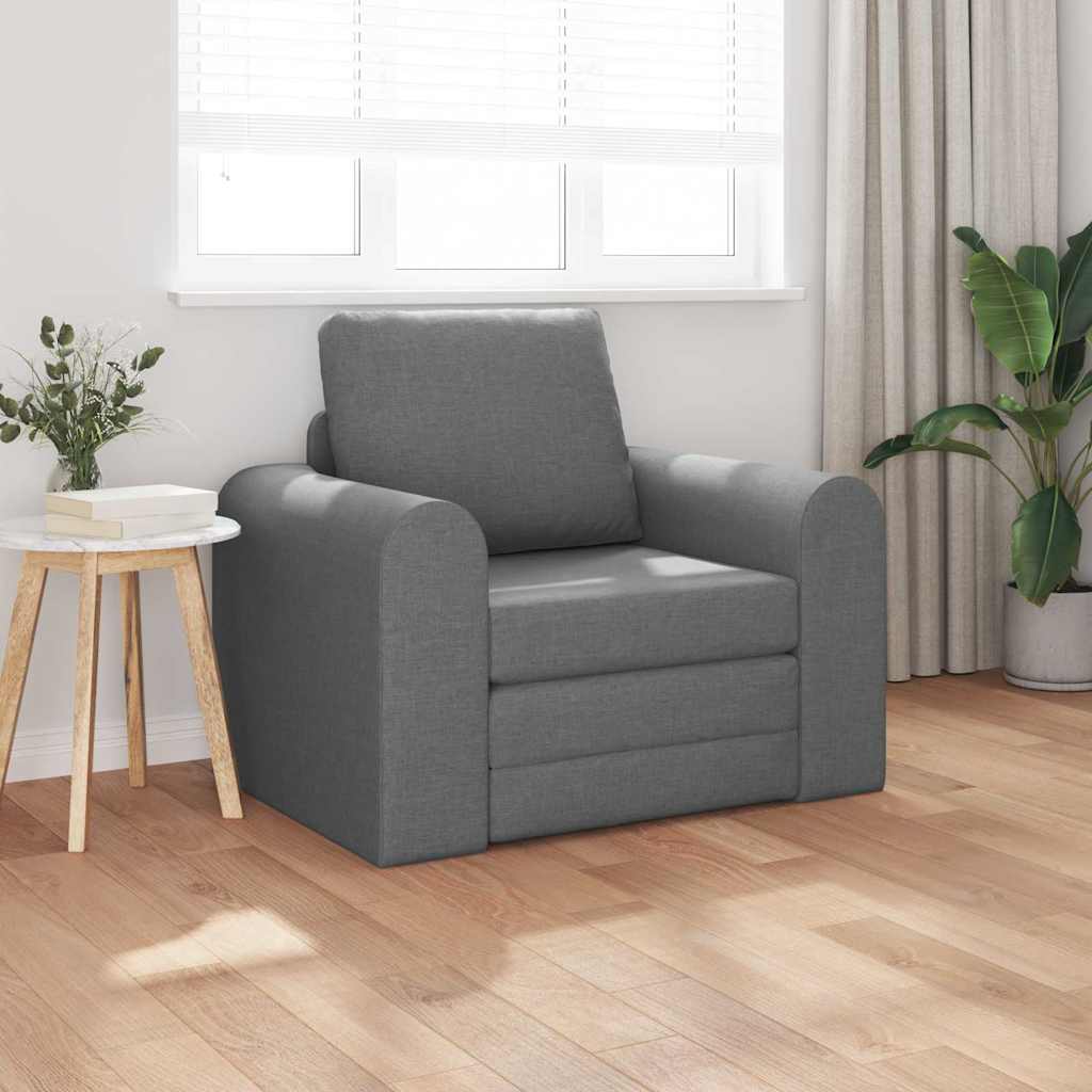 Canapé-Lit Gris foncé 98 x 71 x 83 cm tissu - XIOS