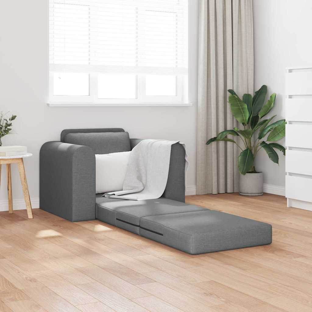Canapé-Lit Gris foncé 98 x 71 x 83 cm tissu - XIOS