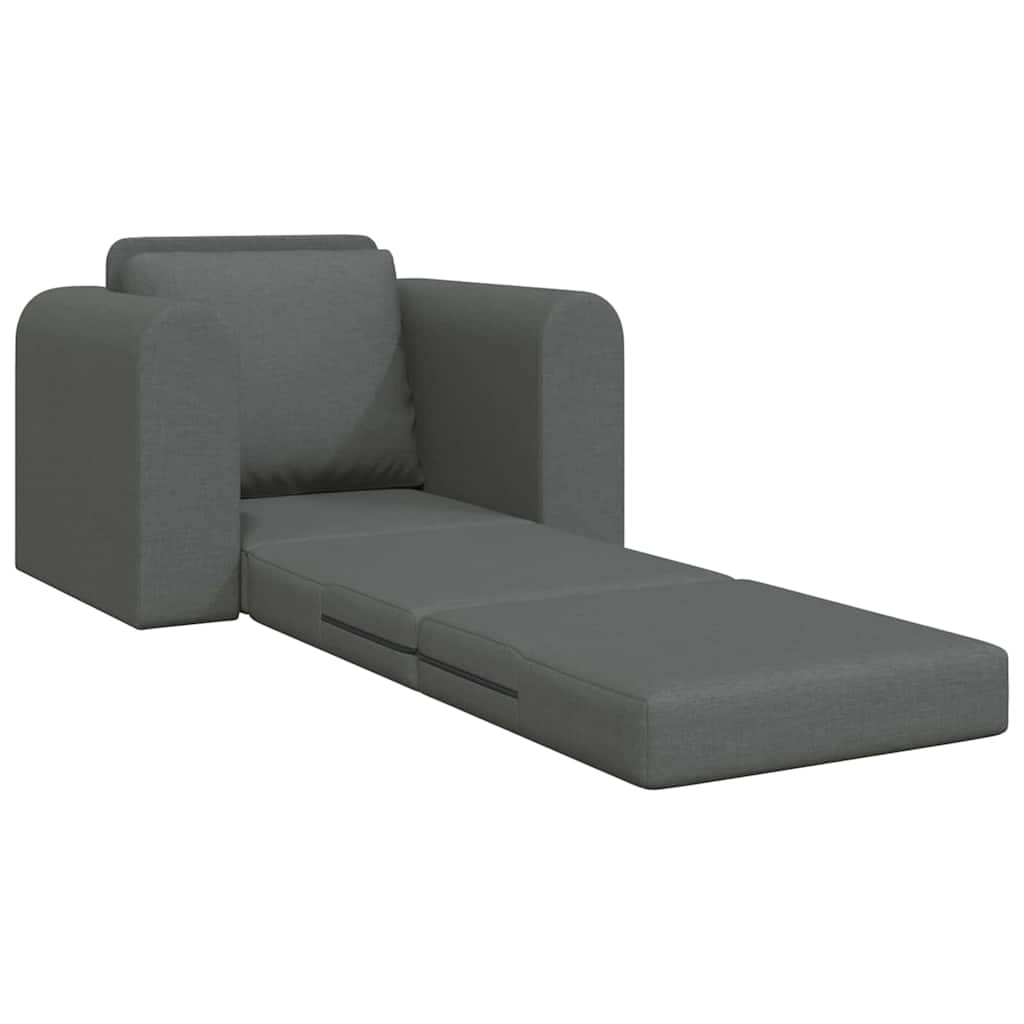 Canapé-Lit Gris foncé 98 x 71 x 83 cm tissu - XIOS