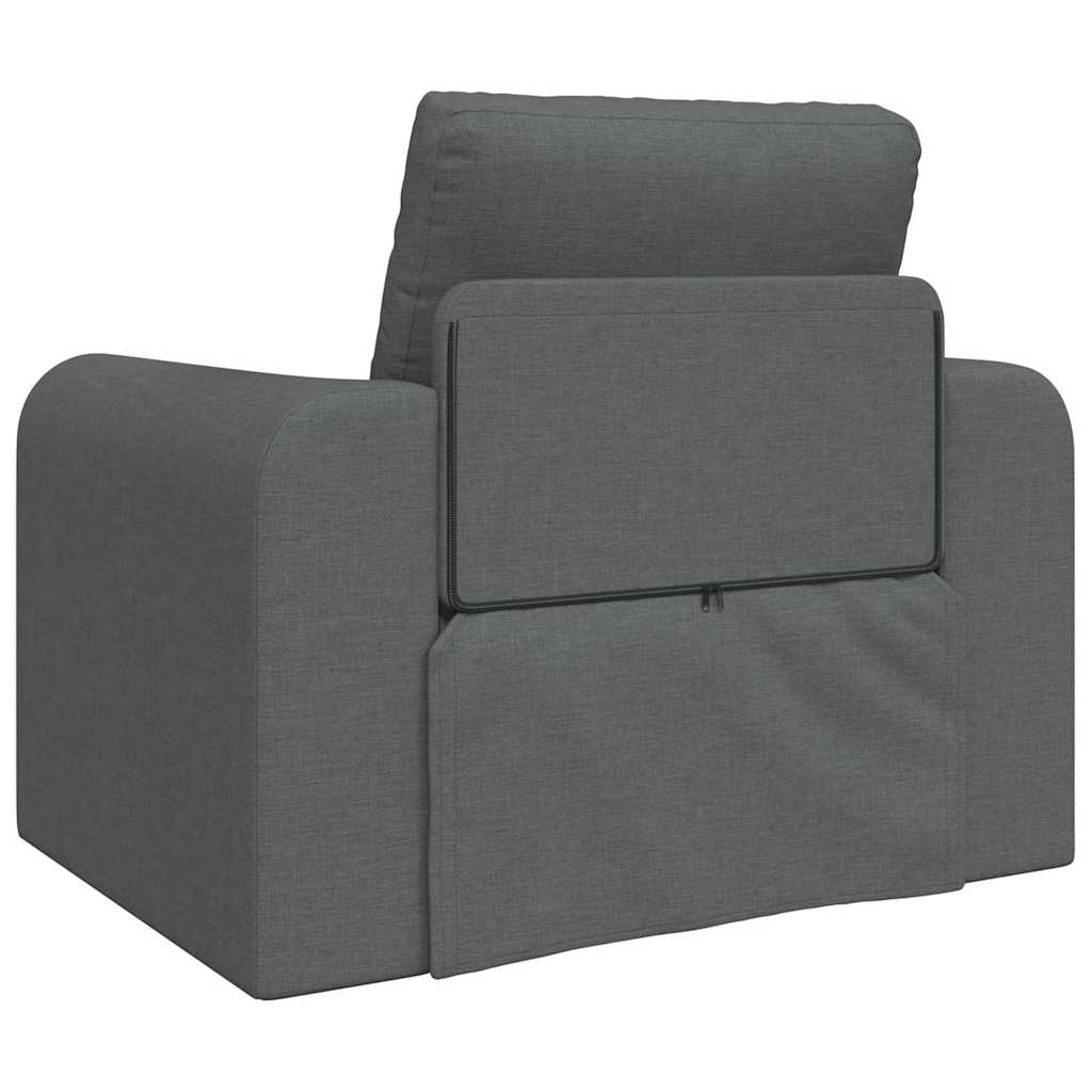 Canapé-Lit Gris foncé 98 x 71 x 83 cm tissu - XIOS