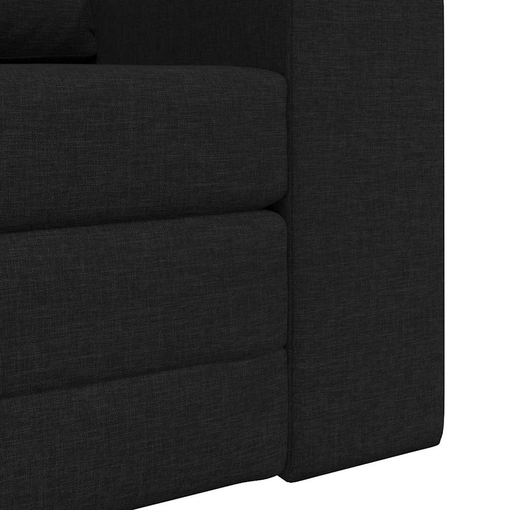 Canapé-Lit Noir 98 x 71 x 83 cm tissu - XIOS