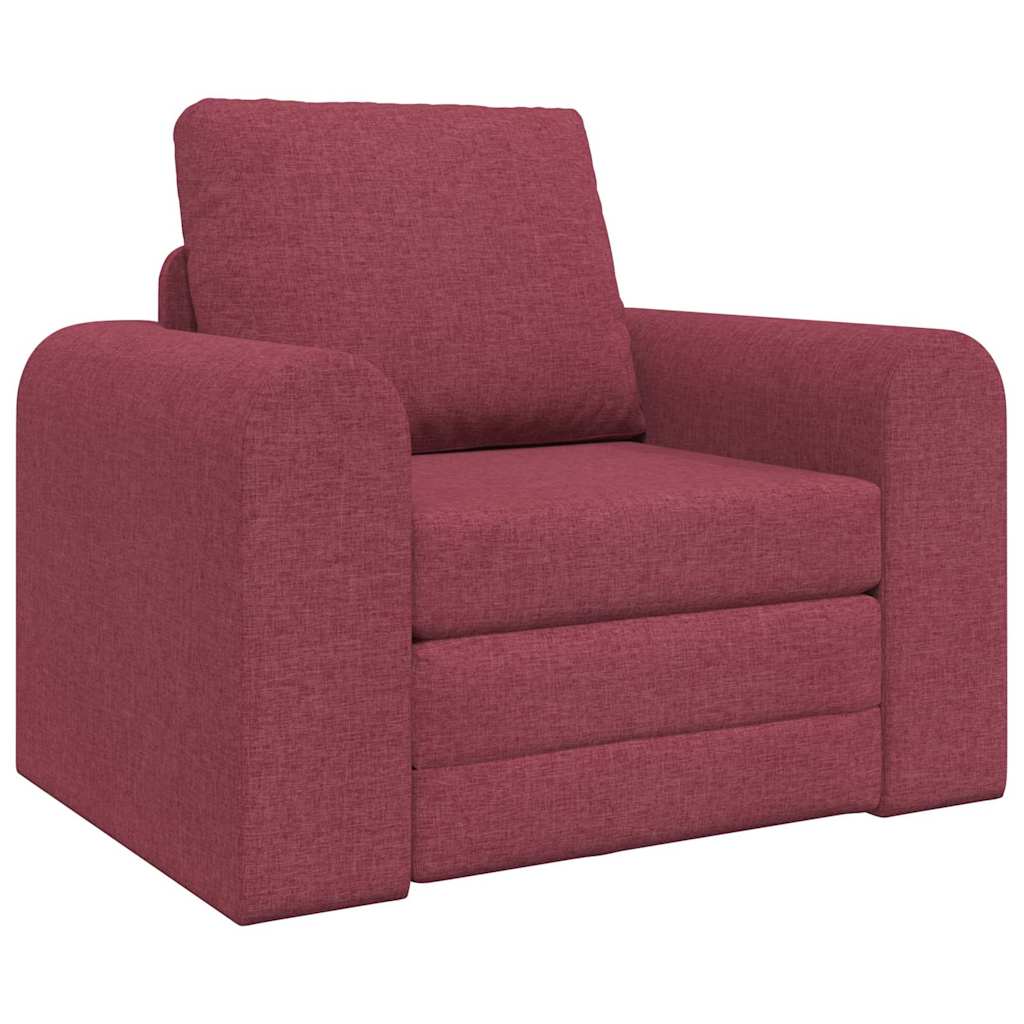 Canapé-Lit Rouge bordeaux 98 x 71 x 83 cm tissu - XIOS