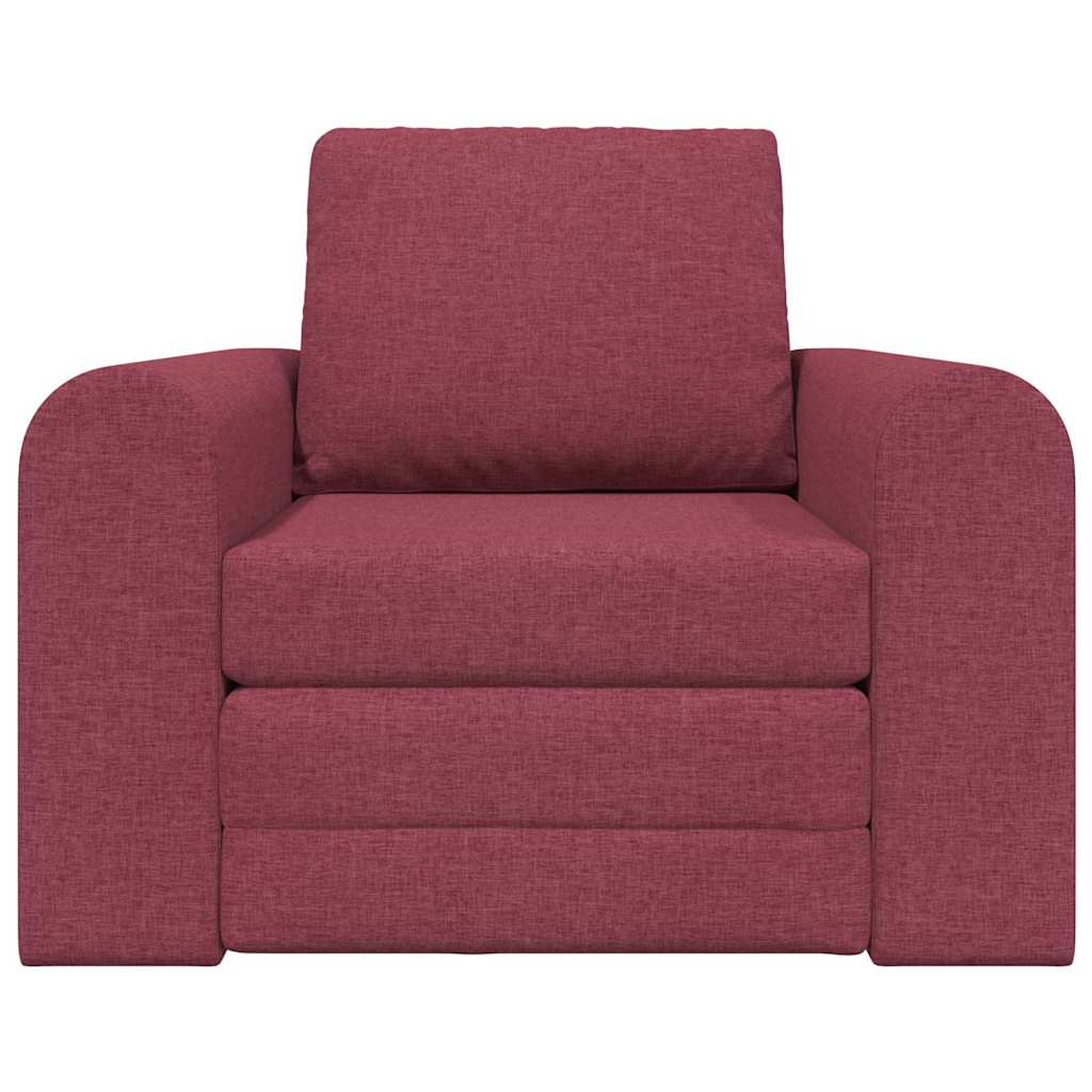 Canapé-Lit Rouge bordeaux 98 x 71 x 83 cm tissu - XIOS