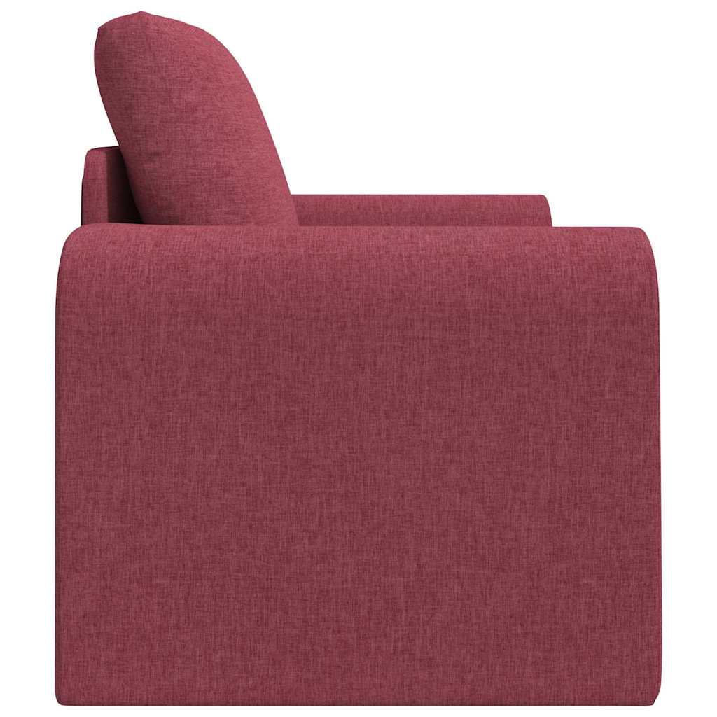 Canapé-Lit Rouge bordeaux 98 x 71 x 83 cm tissu - XIOS