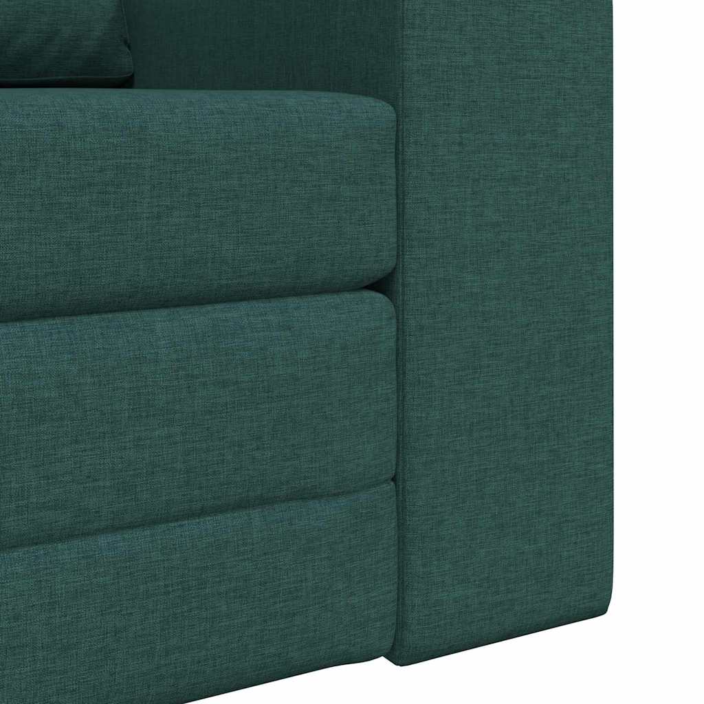 Canapé-Lit Vert foncé 98 x 71 x 83 cm tissu - XIOS