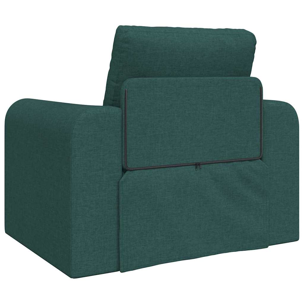 Canapé-Lit Vert foncé 98 x 71 x 83 cm tissu - XIOS
