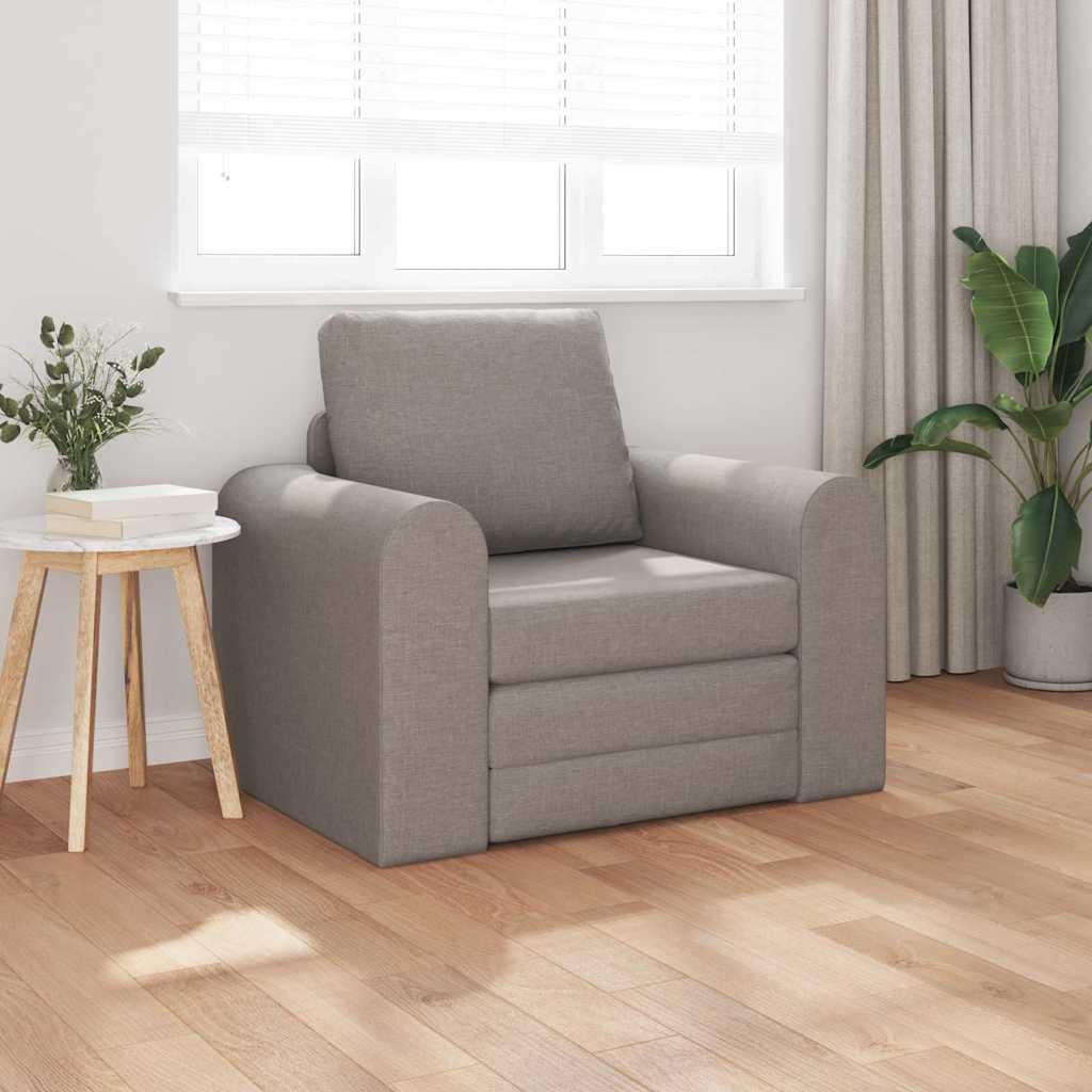 Canapé-Lit Taupe 98 x 71 x 83 cm tissu - XIOS