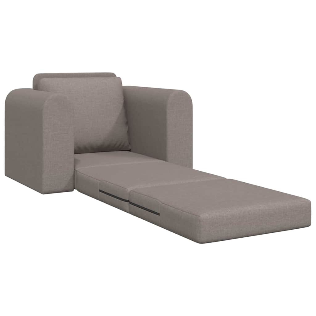 Canapé-Lit Taupe 98 x 71 x 83 cm tissu - XIOS