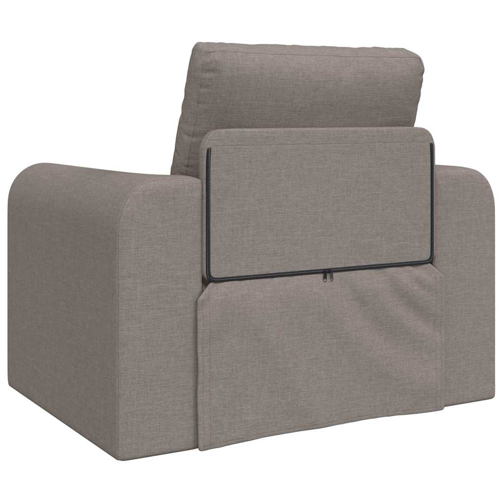 Canapé-Lit Taupe 98 x 71 x 83 cm tissu - XIOS