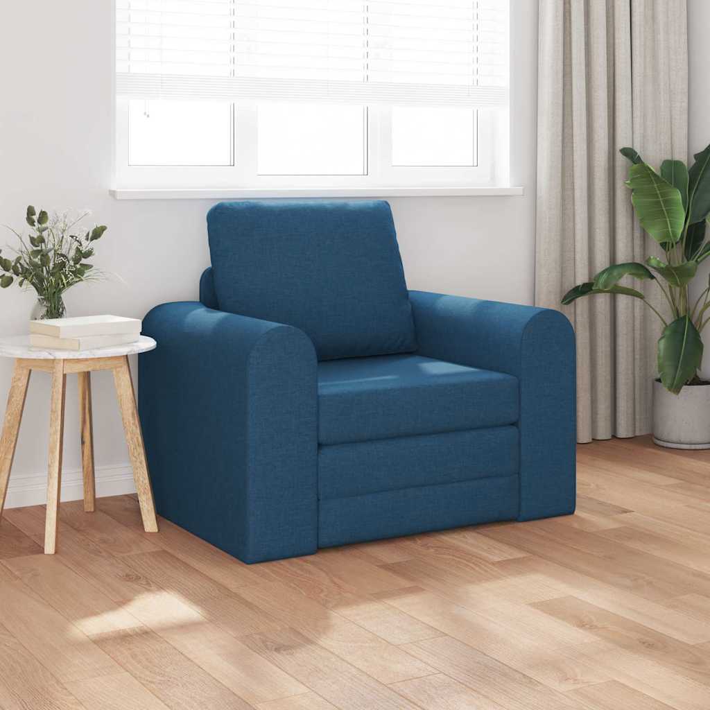 Canapé-Lit Bleu 98 x 71 x 83 cm tissu - XIOS