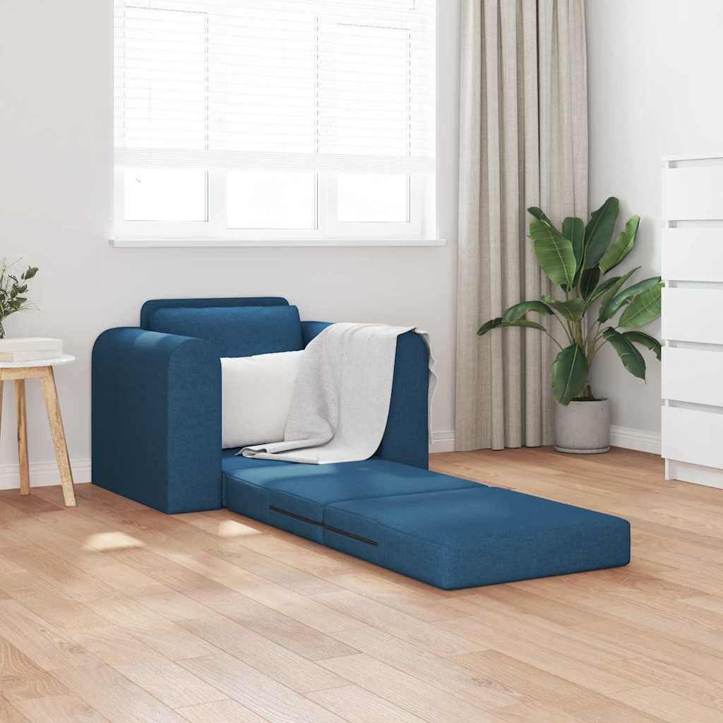Canapé-Lit Bleu 98 x 71 x 83 cm tissu - XIOS