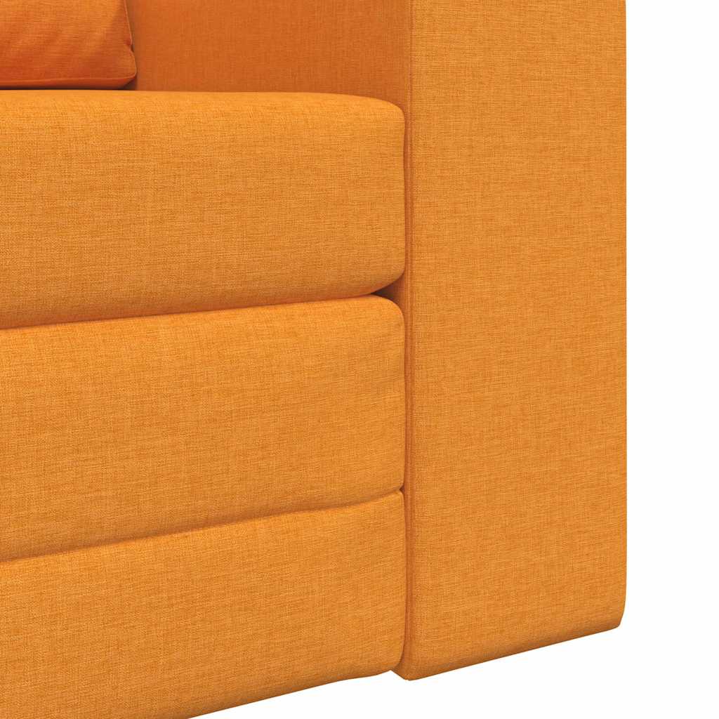 Canapé-Lit Jaune foncé 98 x 71 x 83 cm tissu - XIOS