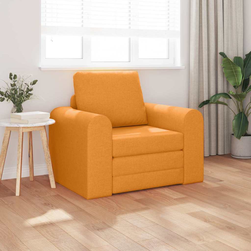Canapé-Lit Jaune foncé 98 x 71 x 83 cm tissu - XIOS