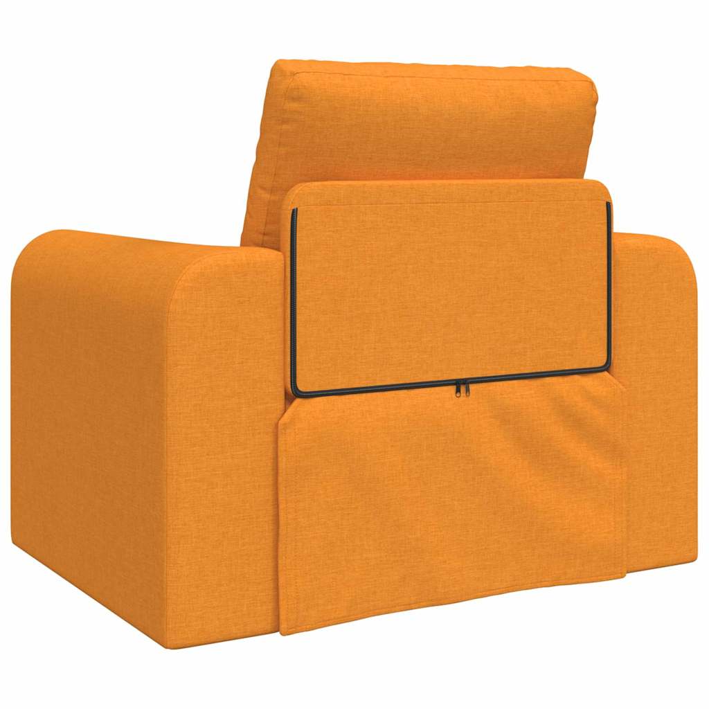 Canapé-Lit Jaune foncé 98 x 71 x 83 cm tissu - XIOS