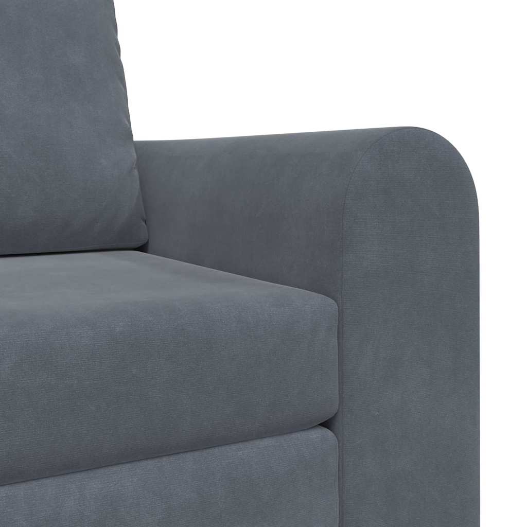 Canapé-Lit Gris foncé 98 x 71 x 83 cm Velours - XIOS
