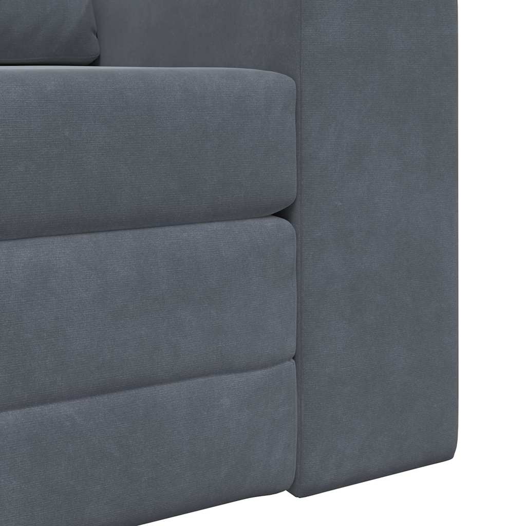 Canapé-Lit Gris foncé 98 x 71 x 83 cm Velours - XIOS