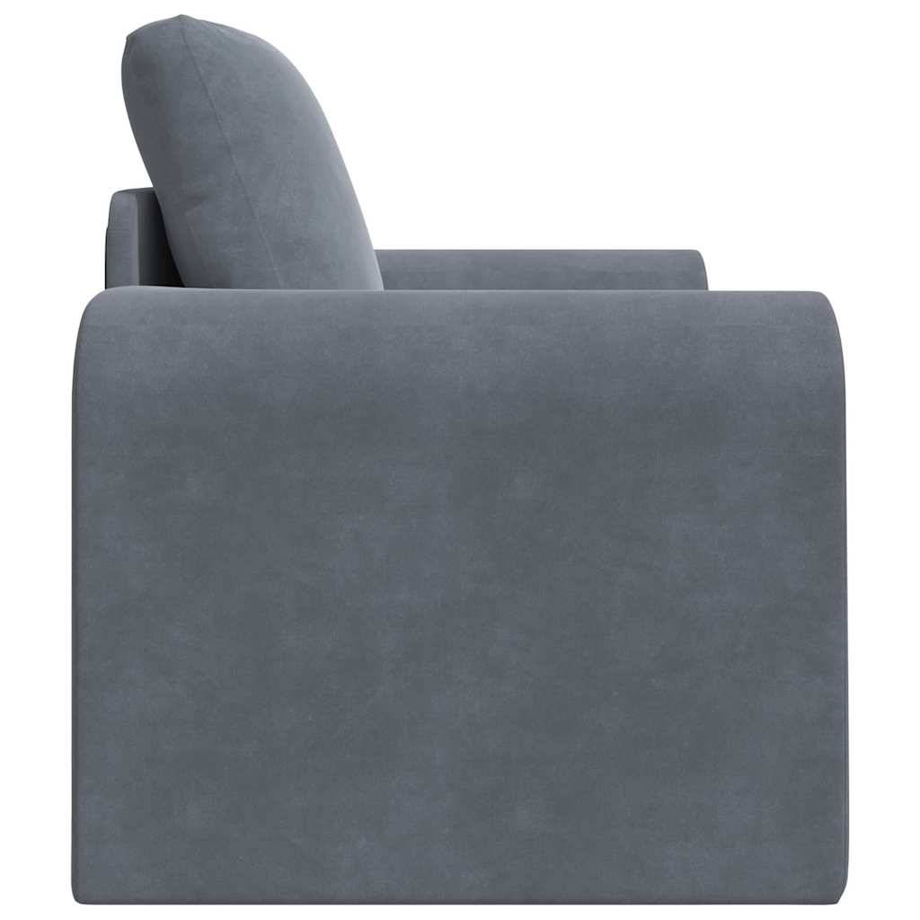 Canapé-Lit Gris foncé 98 x 71 x 83 cm Velours - XIOS