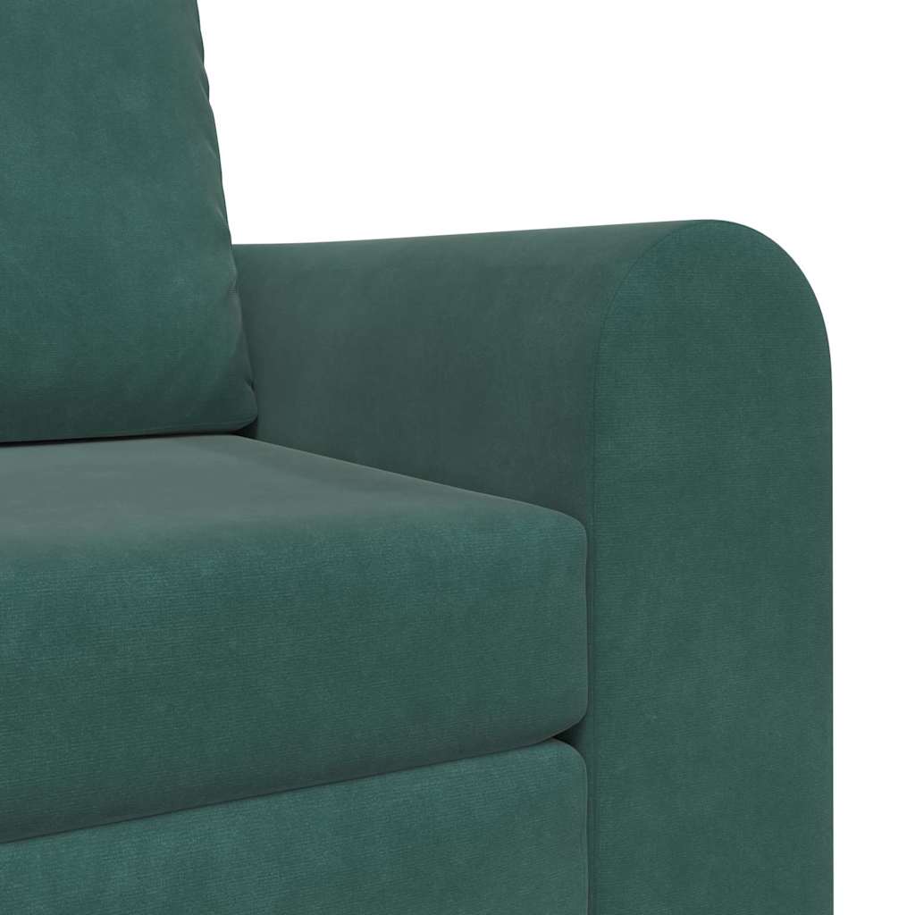 Canapé-Lit Vert foncé 98 x 71 x 83 cm Velours - XIOS