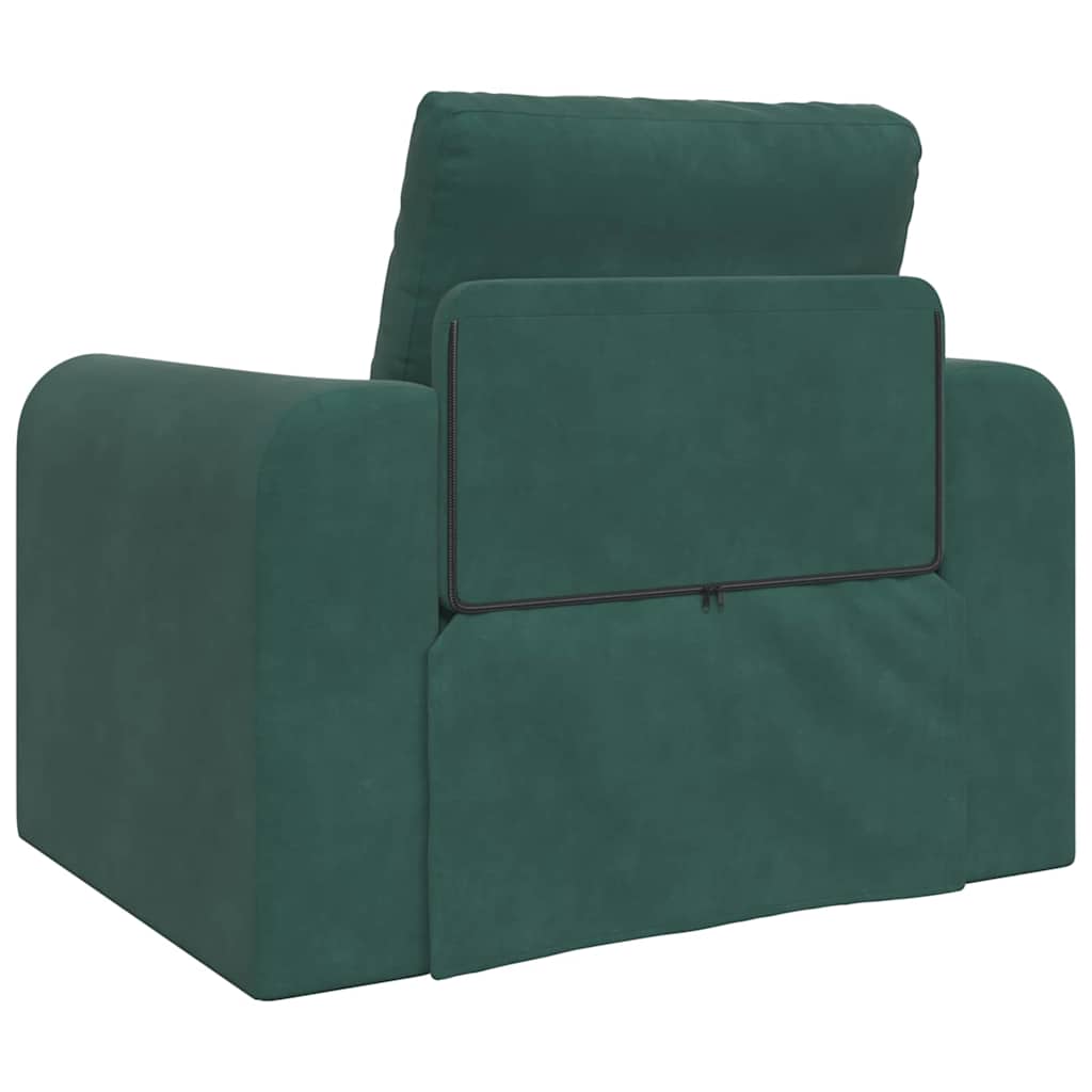 Canapé-Lit Vert foncé 98 x 71 x 83 cm Velours - XIOS