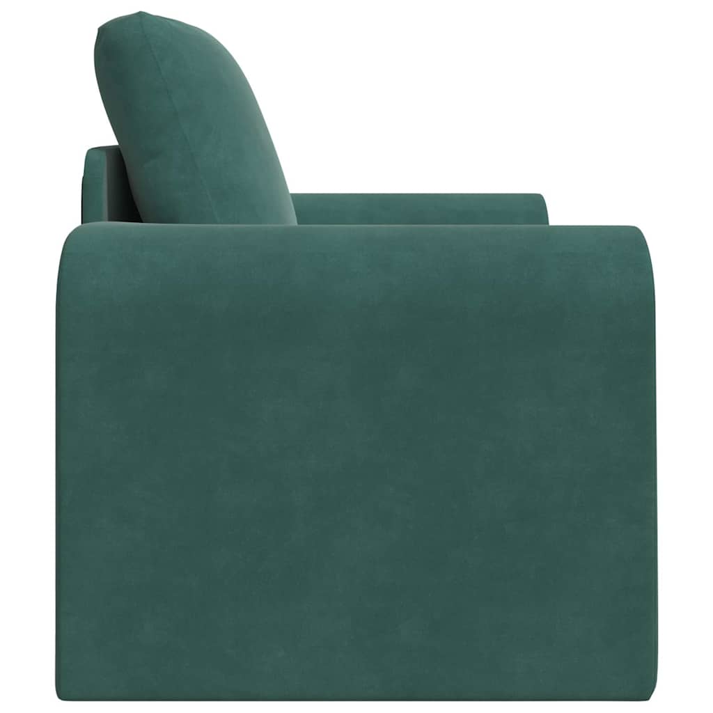 Canapé-Lit Vert foncé 98 x 71 x 83 cm Velours - XIOS