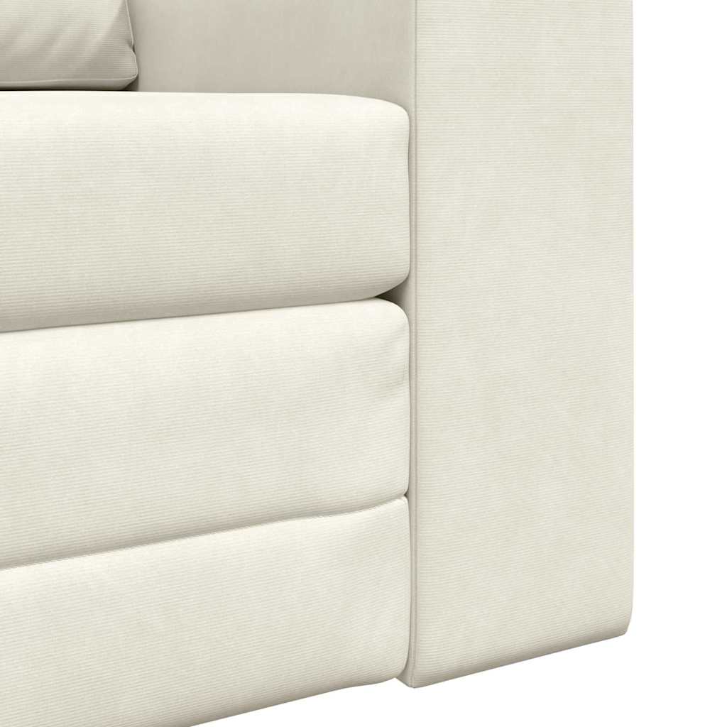 Canapé-Lit Crème 98 x 71 x 83 cm Velours - XIOS