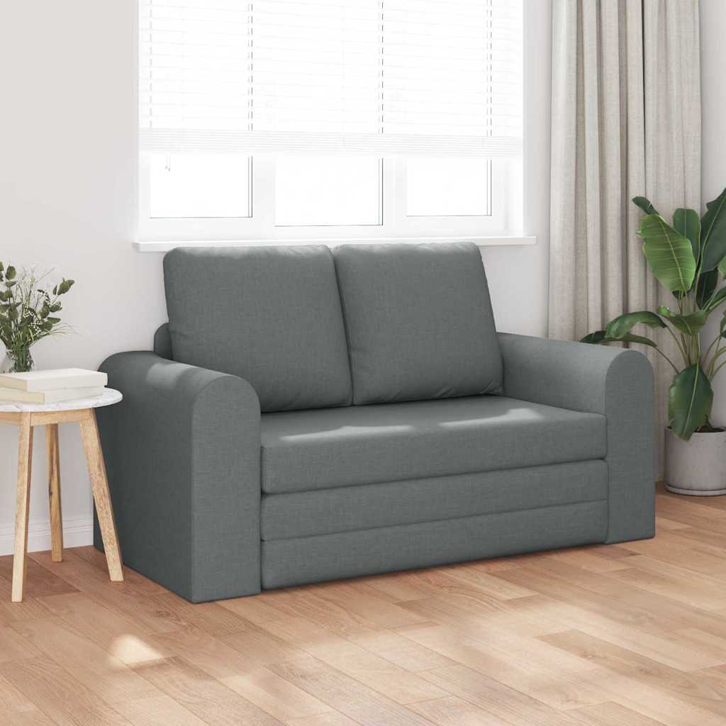 Canapé-Lit Gris foncé 148 x 71 x 83 cm tissu - XIOS
