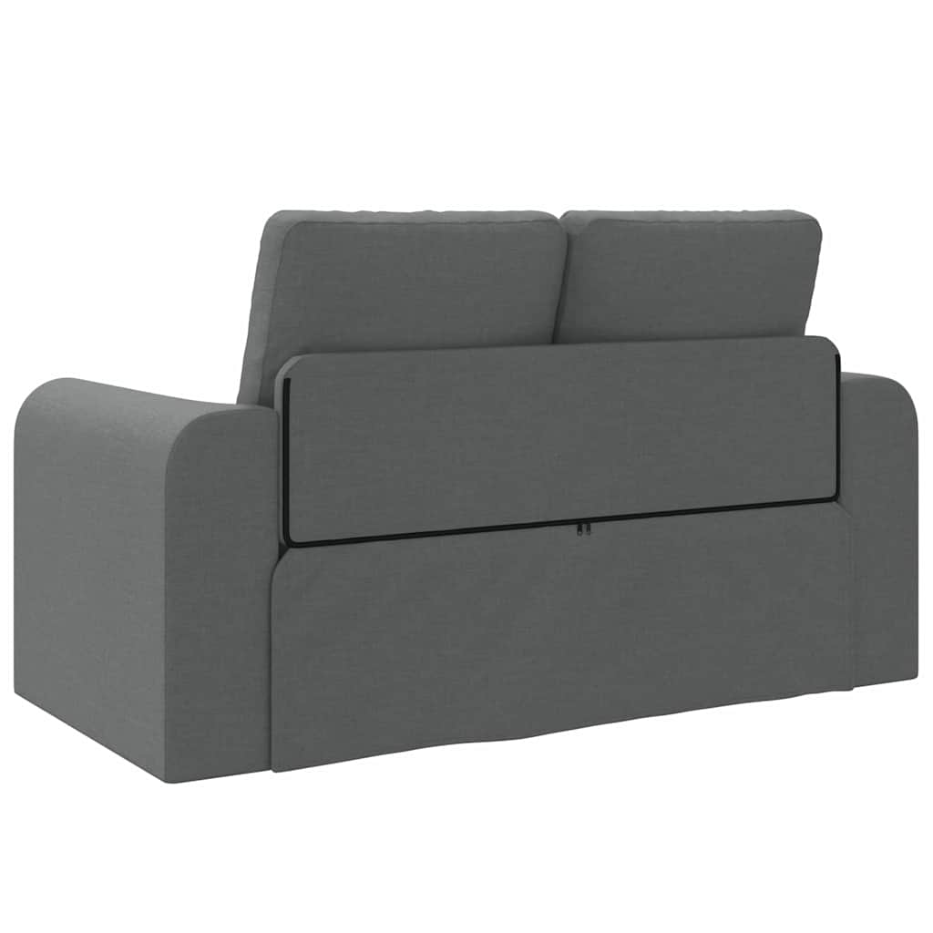 Canapé-Lit Gris foncé 148 x 71 x 83 cm tissu - XIOS