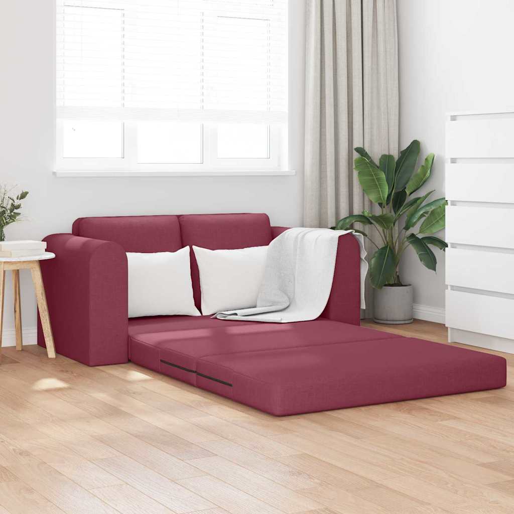 Canapé-Lit 60cm Bordeaux tissu - XIOS