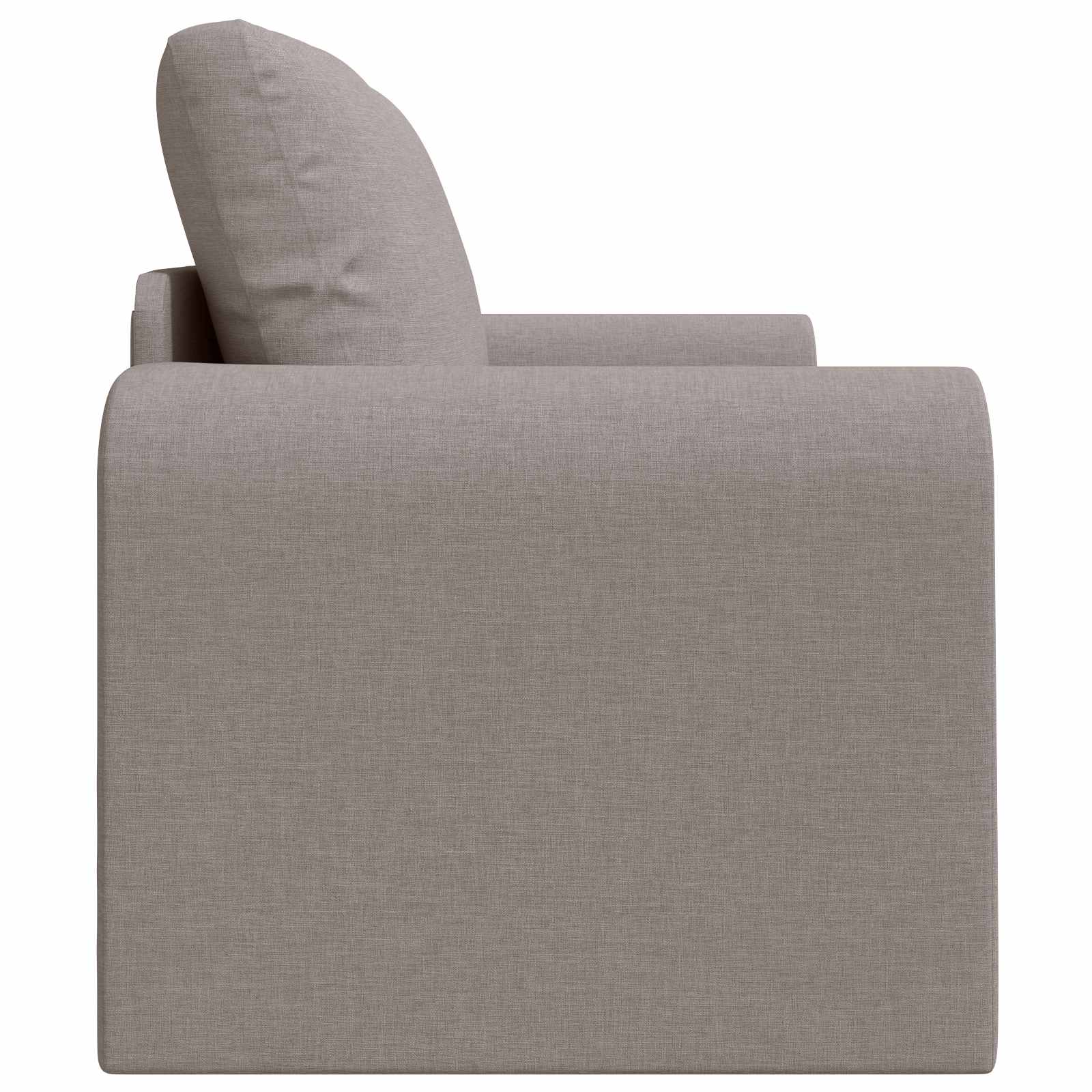 Canapé-Lit Taupe 148 x 71 x 83 cm tissu
