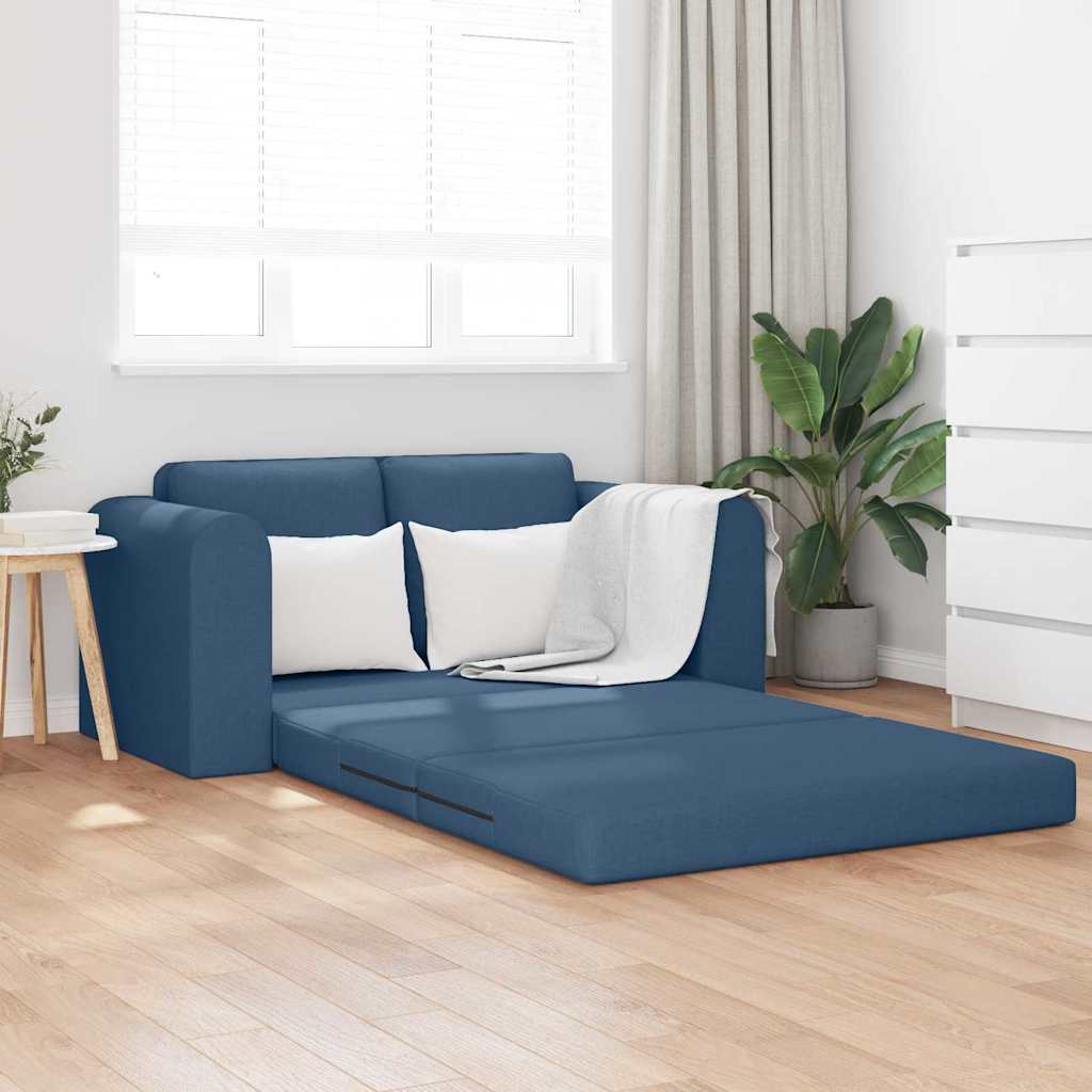 Canapé-Lit 60cm Bleu tissu - XIOS