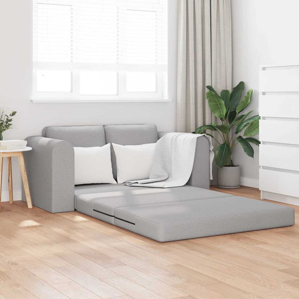 Canapé-Lit Gris nuage 148 x 71 x 83 cm tissu - XIOS