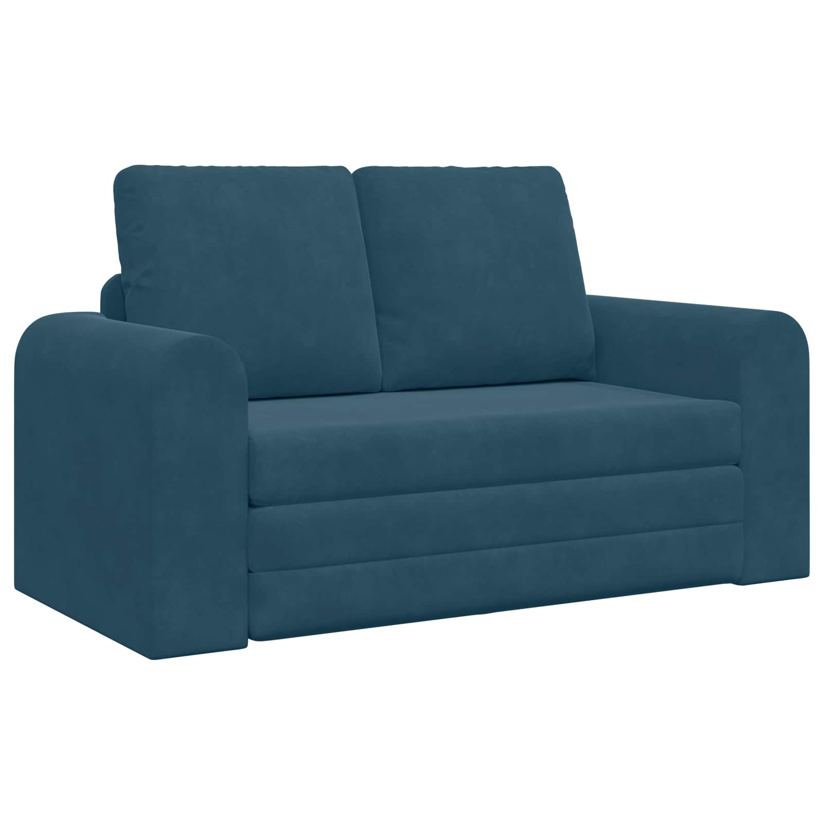 Canapé-Lit Bleu 148 x 71 x 83 cm Velours