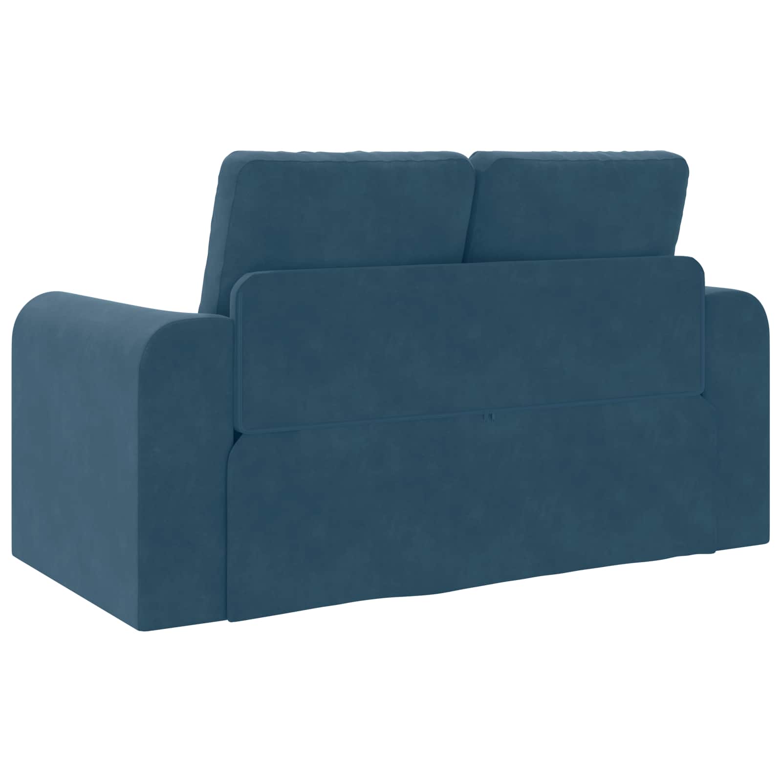 Canapé-Lit Bleu 148 x 71 x 83 cm Velours
