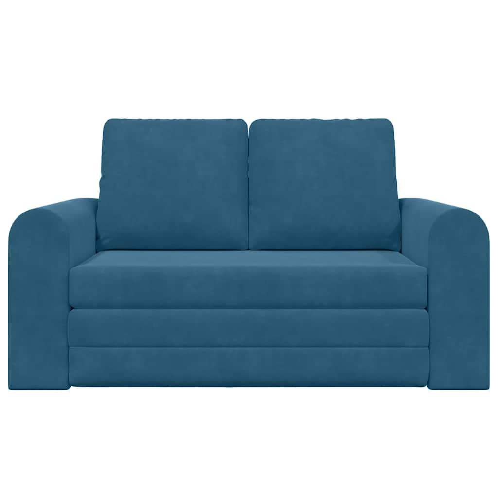 Canapé-Lit 60cm Bleu Velours - XIOS