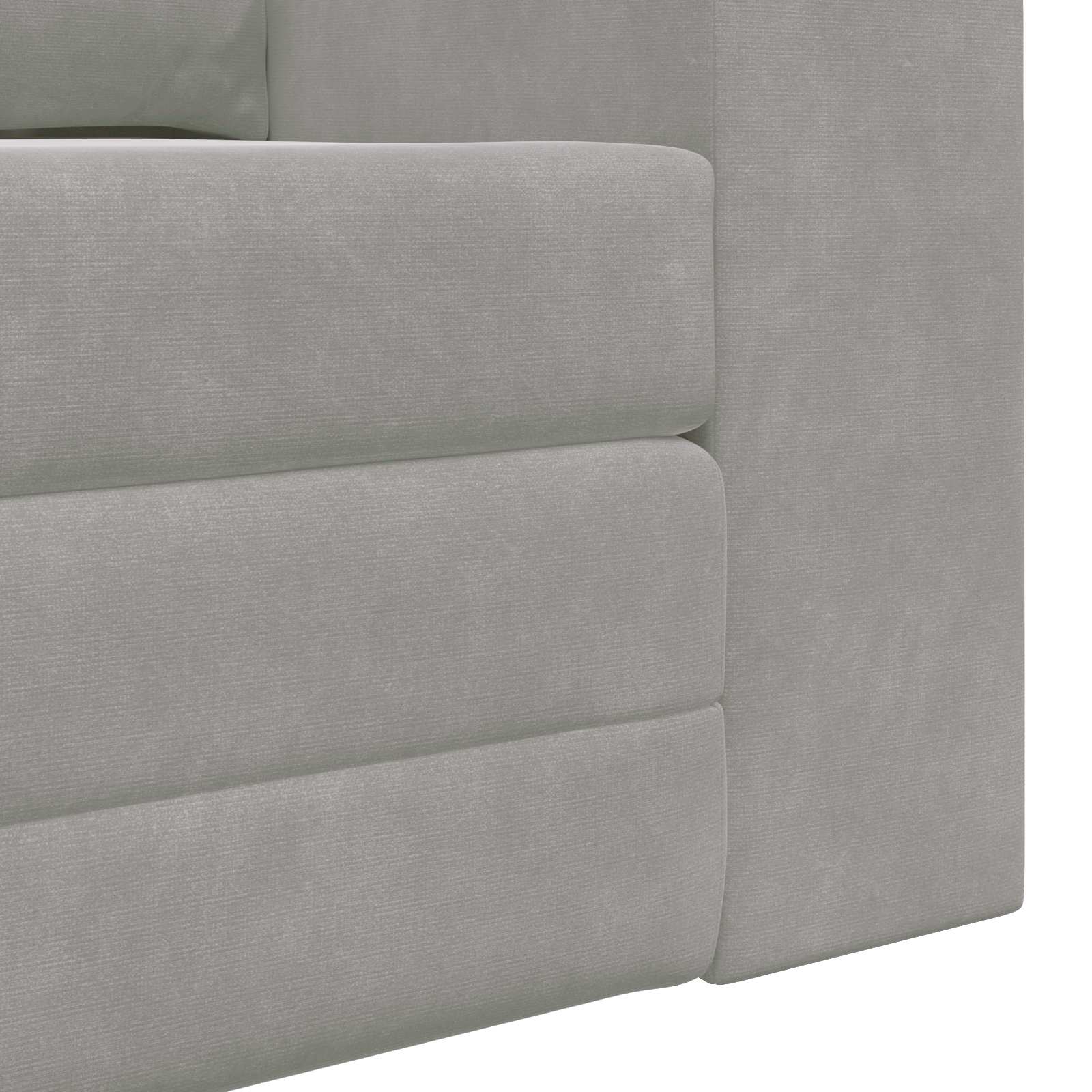 Canapé-Lit Gris clair 148 x 71 x 83 cm Velours