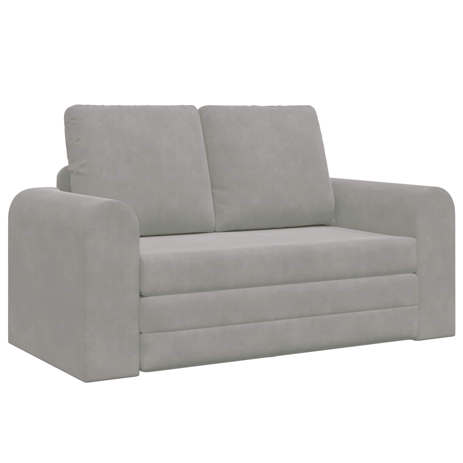 Canapé-Lit Gris clair 148 x 71 x 83 cm Velours