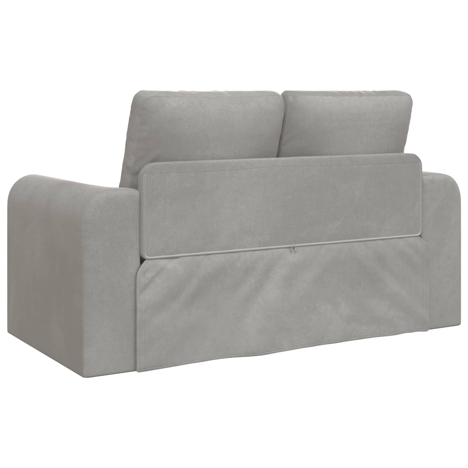 Canapé-Lit Gris clair 148 x 71 x 83 cm Velours
