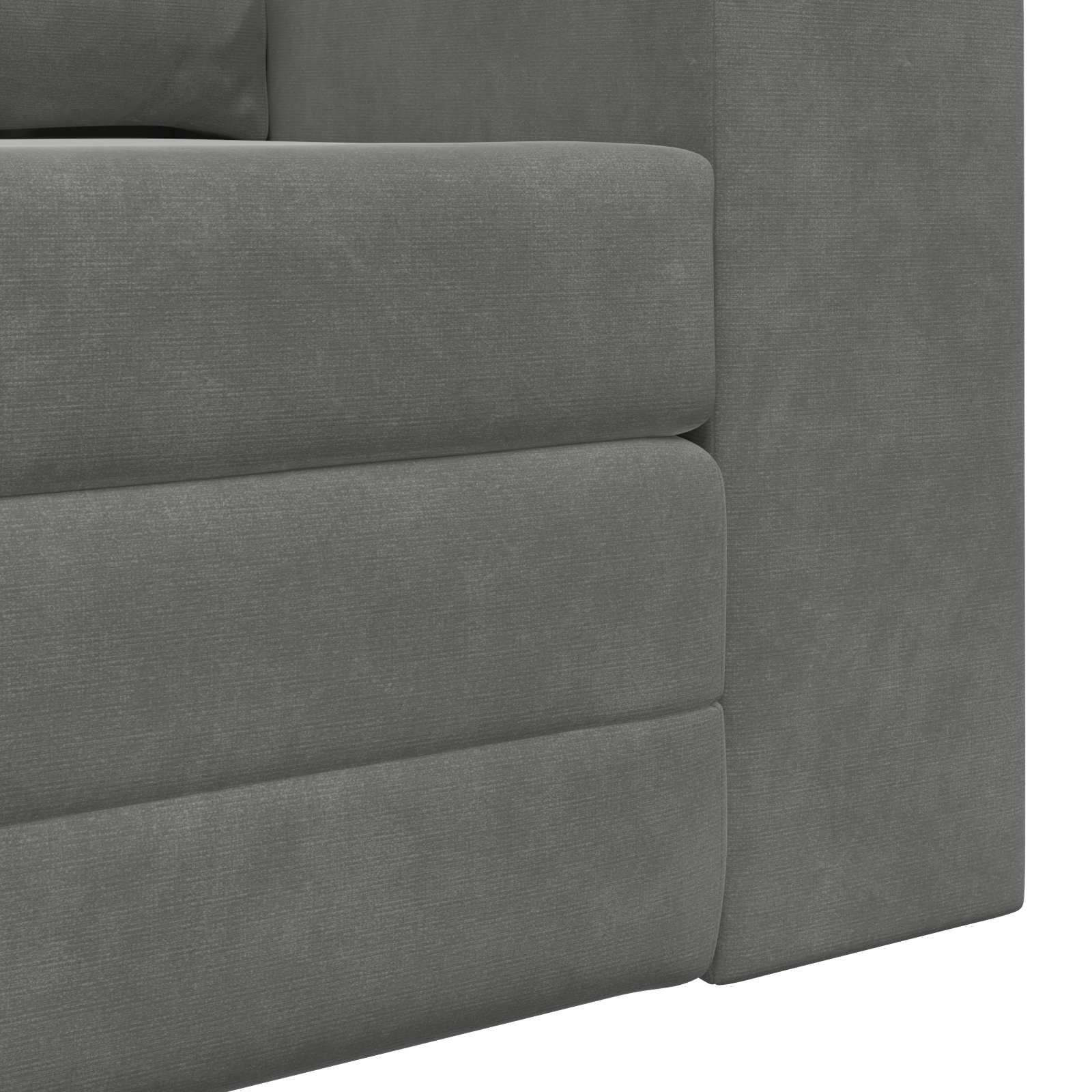 Canapé-Lit Gris foncé 148 x 71 x 83 cm Velours