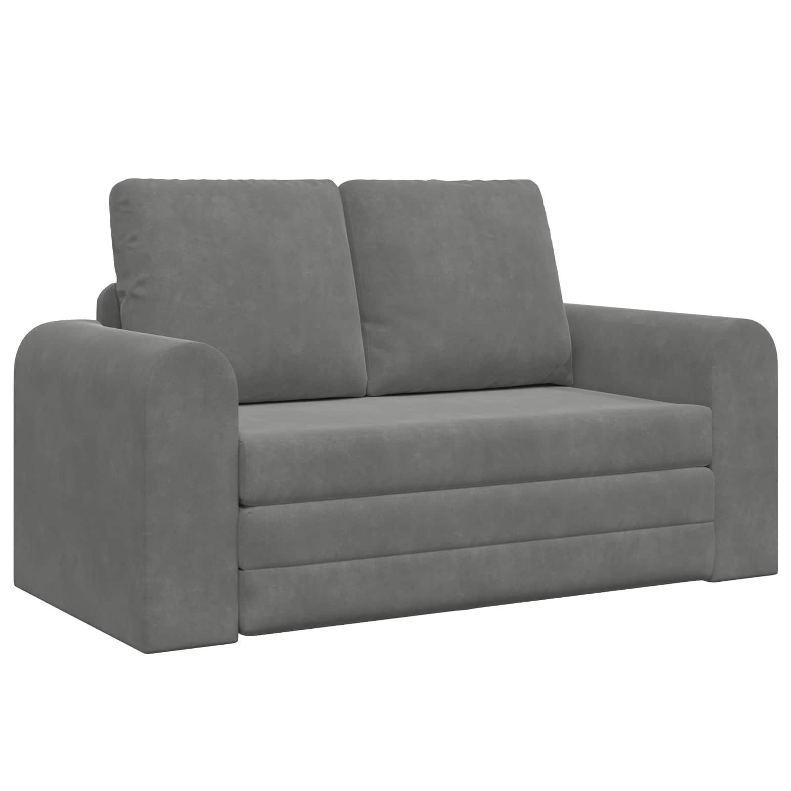 Canapé-Lit Gris foncé 148 x 71 x 83 cm Velours