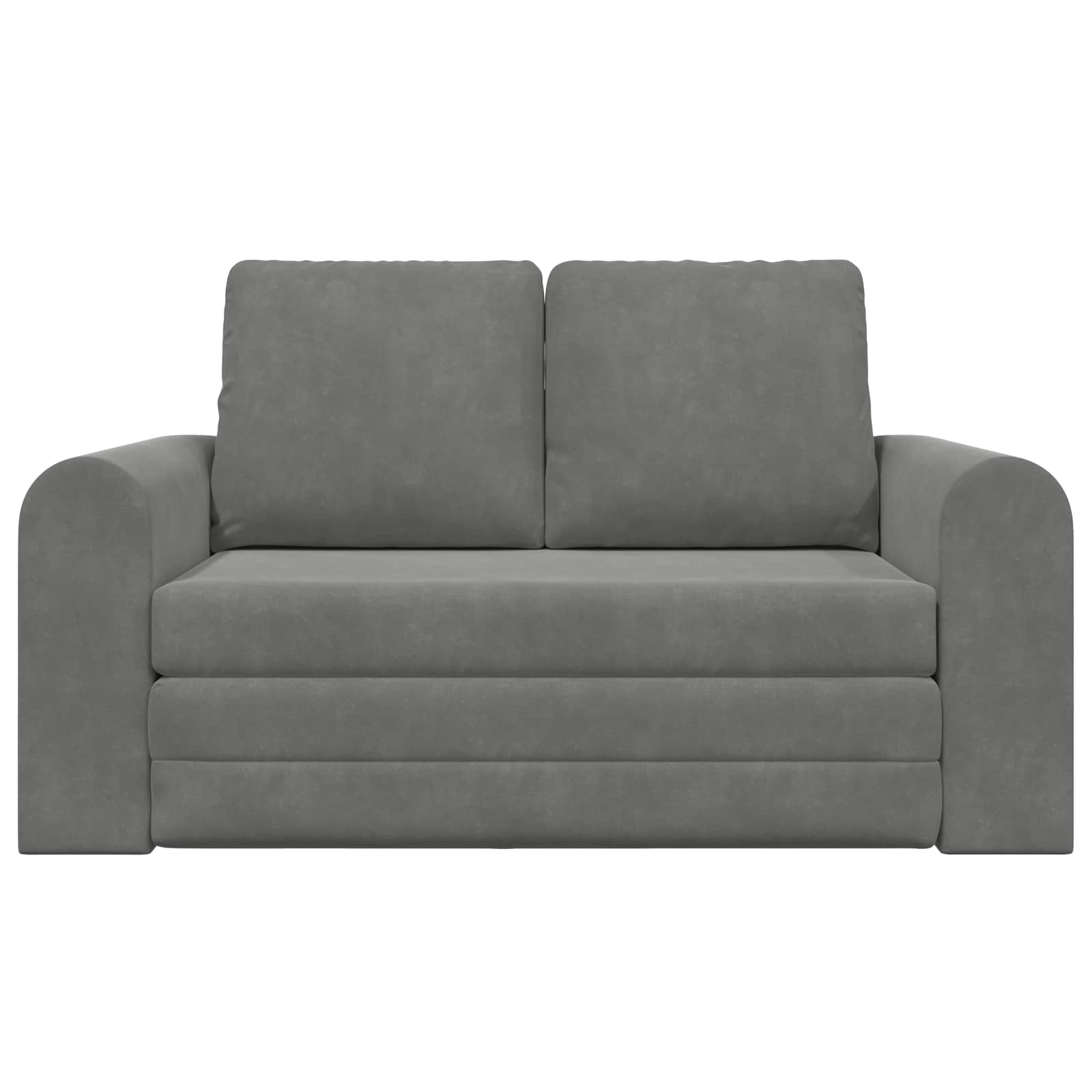 Canapé-Lit Gris foncé 148 x 71 x 83 cm Velours