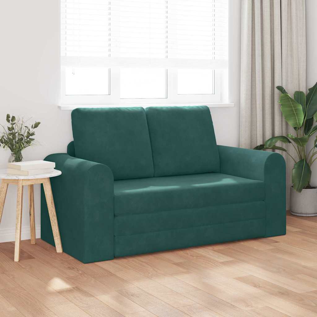 Canapé-Lit 60cm Vert foncé Velours - XIOS