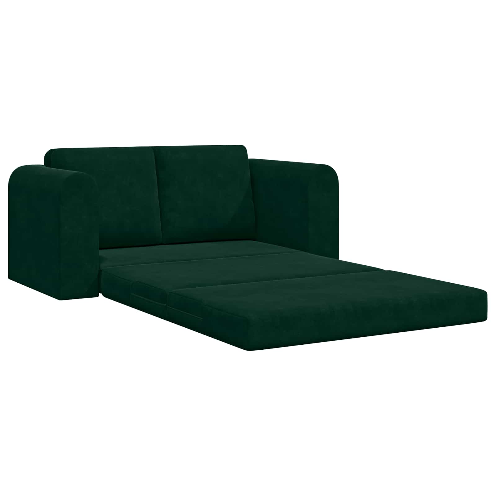 Canapé-Lit Vert foncé 148 x 71 x 83 cm Velours