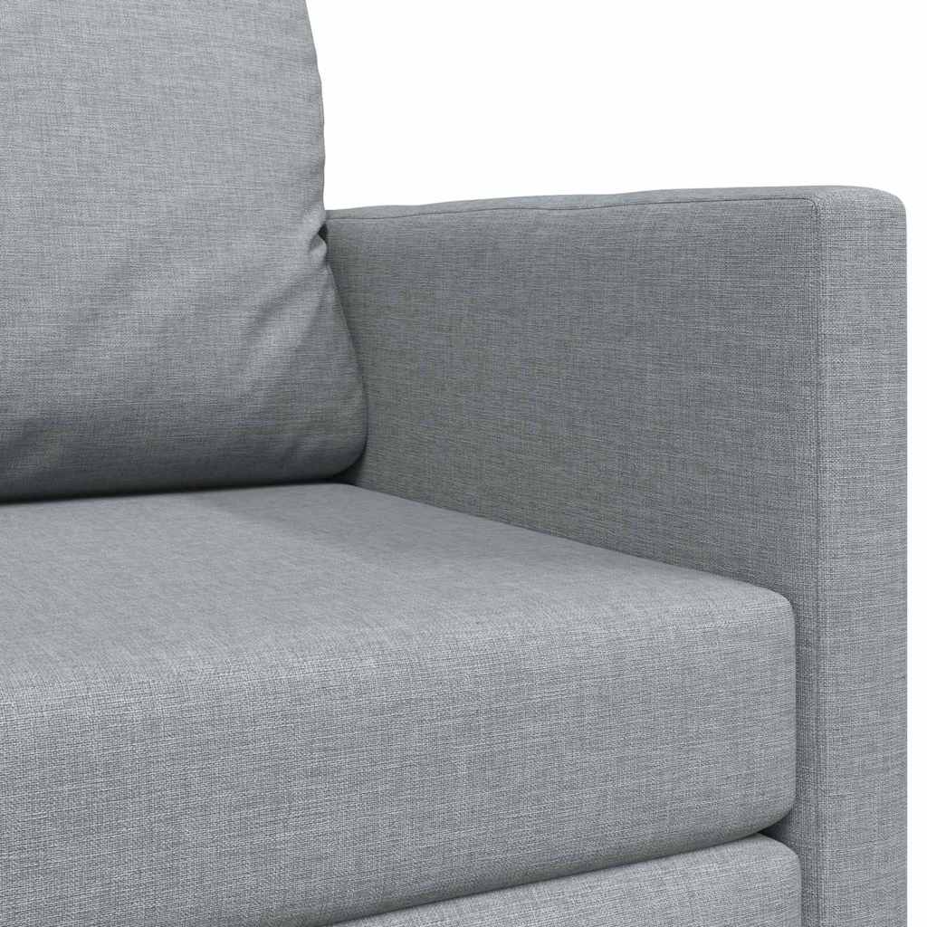 Canapé-Lit Gris clair 124 x 71 x 78 cm tissu - XIOS