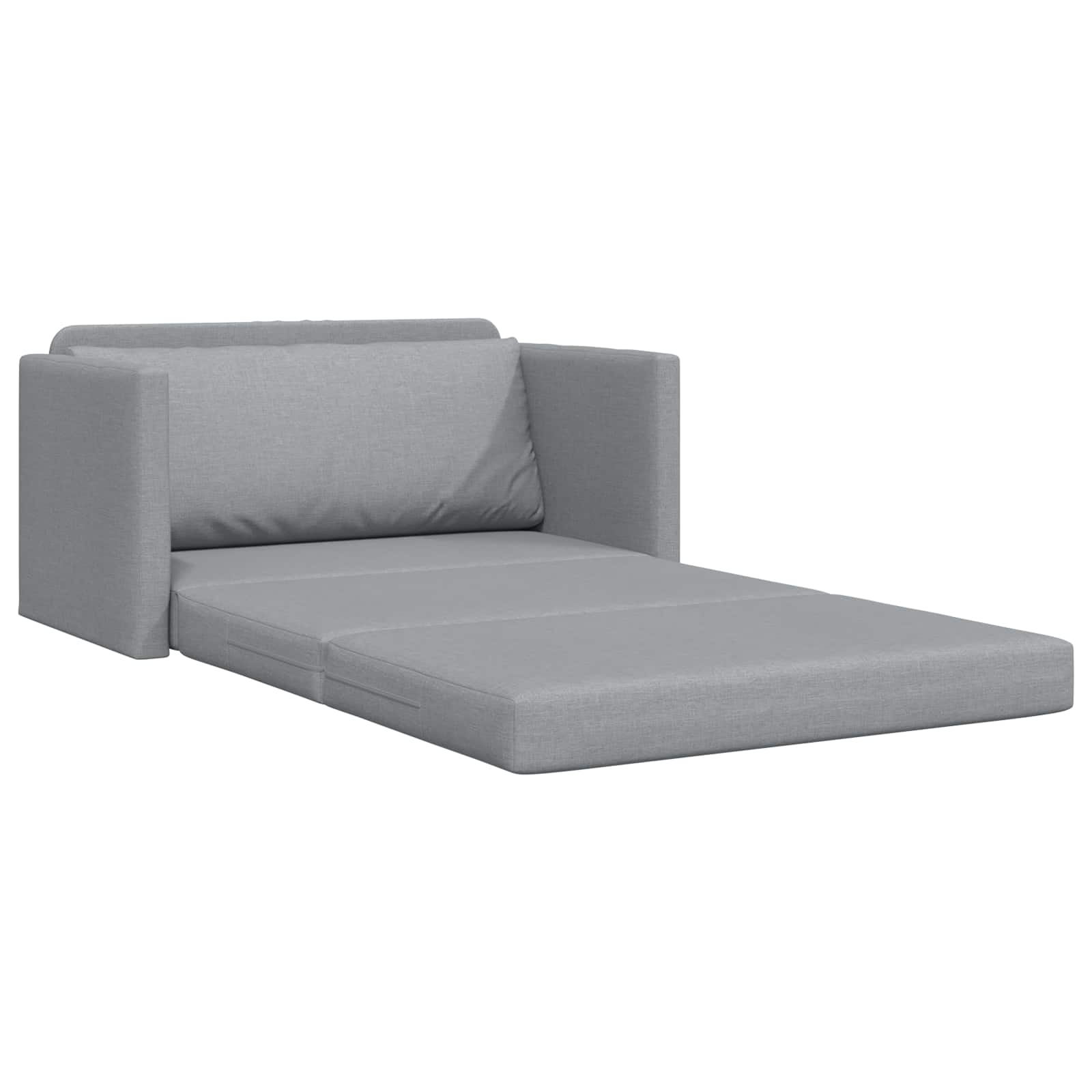 Canapé-Lit Gris clair 124 x 71 x 78 cm tissu