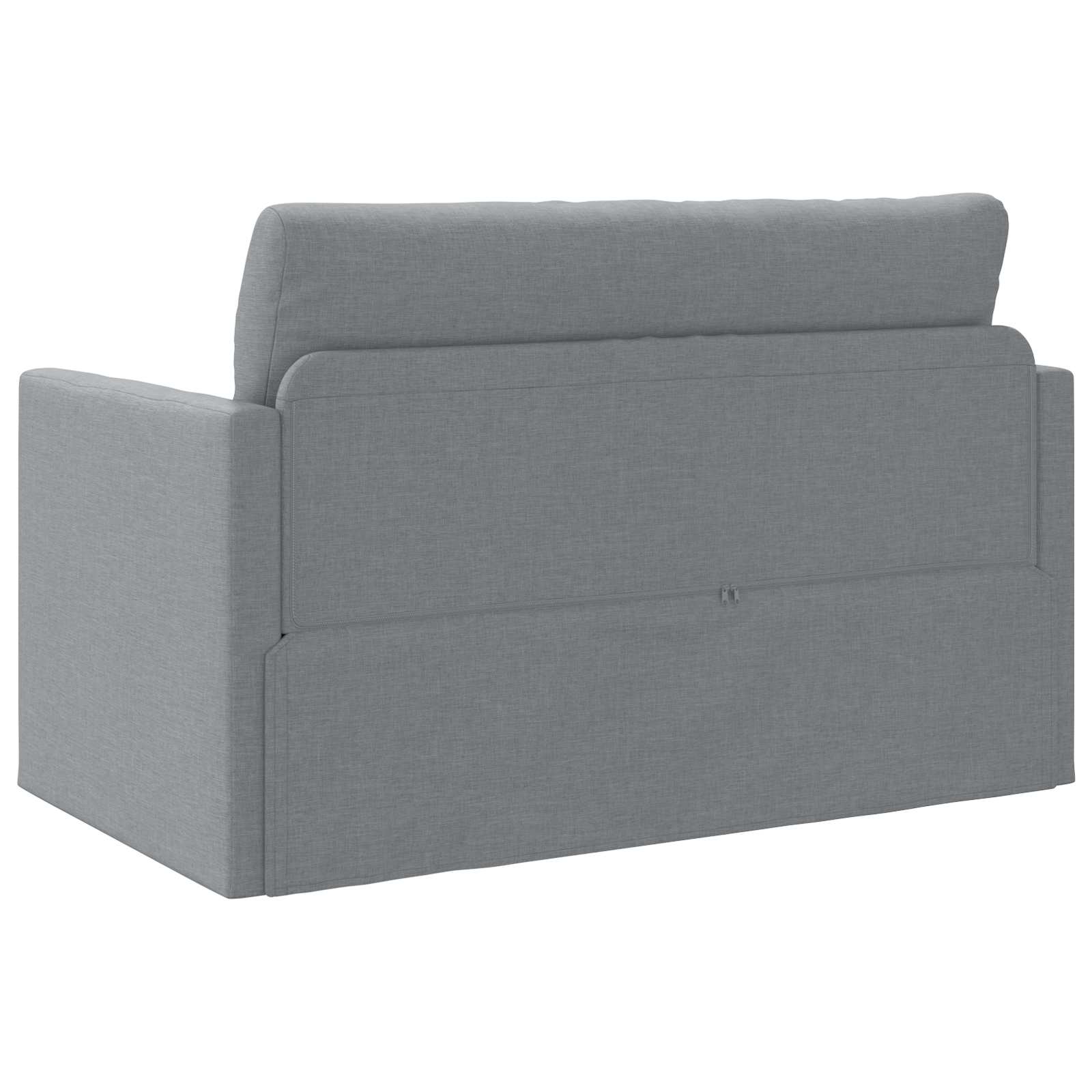 Canapé-Lit Gris clair 124 x 71 x 78 cm tissu