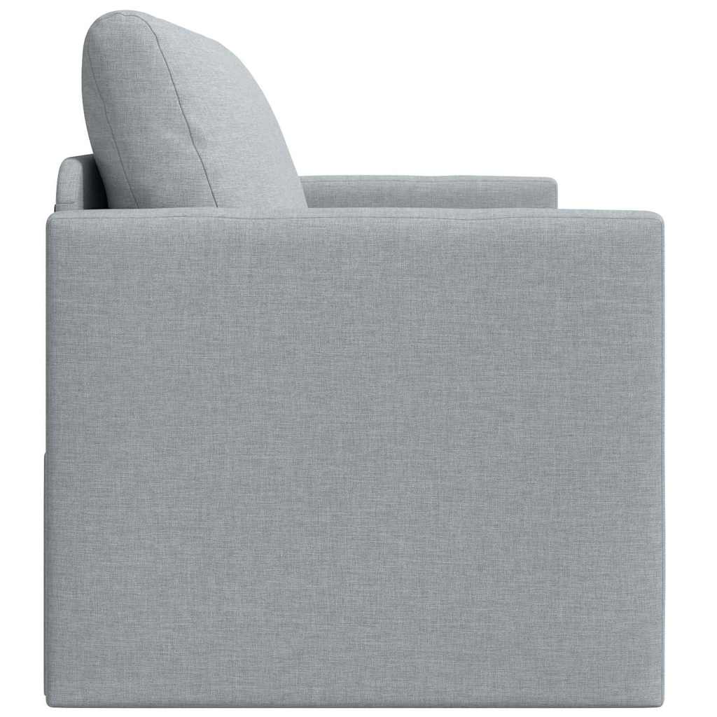 Canapé-Lit Gris clair 124 x 71 x 78 cm tissu - XIOS