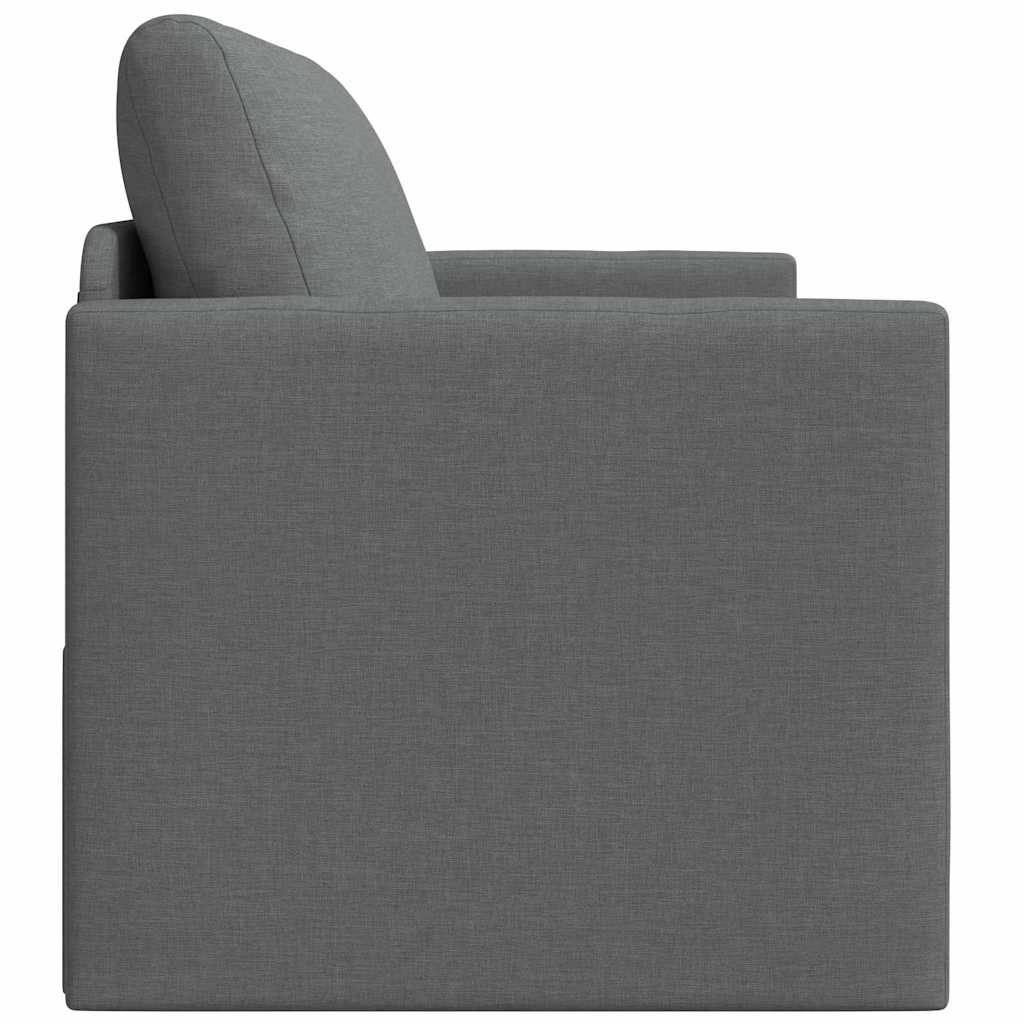 Canapé-Lit Gris foncé 124 x 71 x 78 cm tissu - XIOS