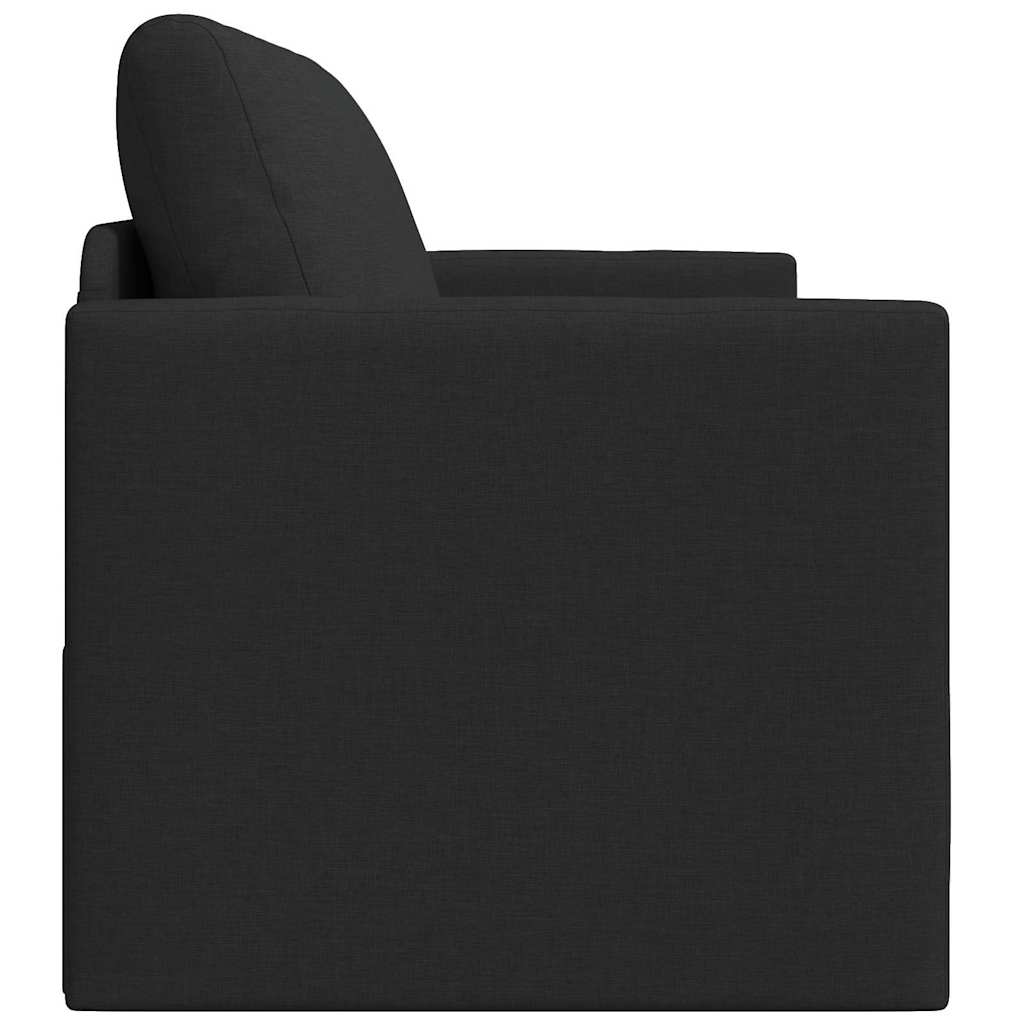 Canapé-Lit 110cm Noir tissu - XIOS