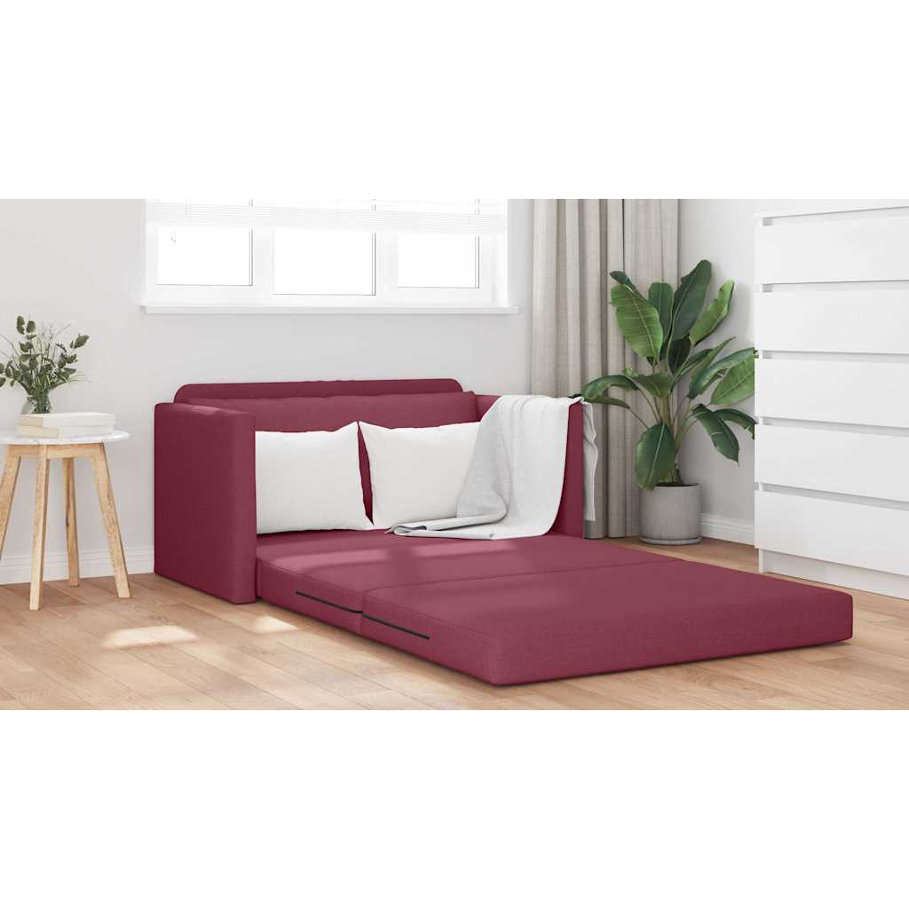 Canapé-Lit 110cm Bordeaux tissu - XIOS