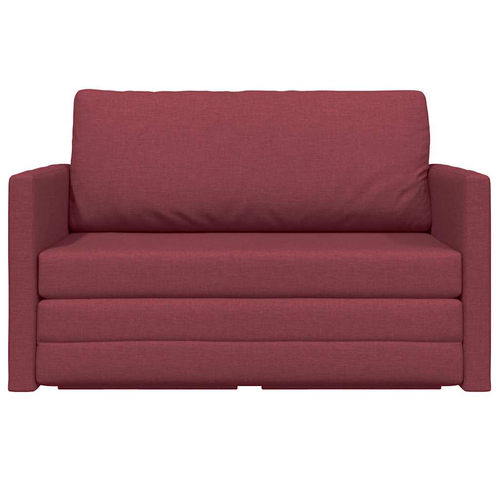 Canapé-Lit 110cm Bordeaux tissu - XIOS